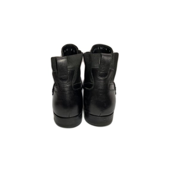 100% Authentic Salvatore Ferragamo Men's Black Leather Chelsea Boots US8 - Picture 3 of 10